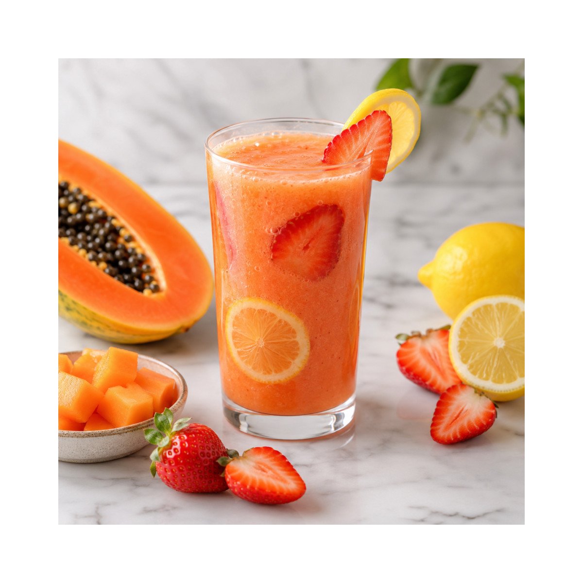 Fraise · Papaye · Citron