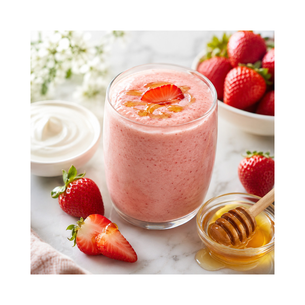 Fraise · Yaourt · Miel