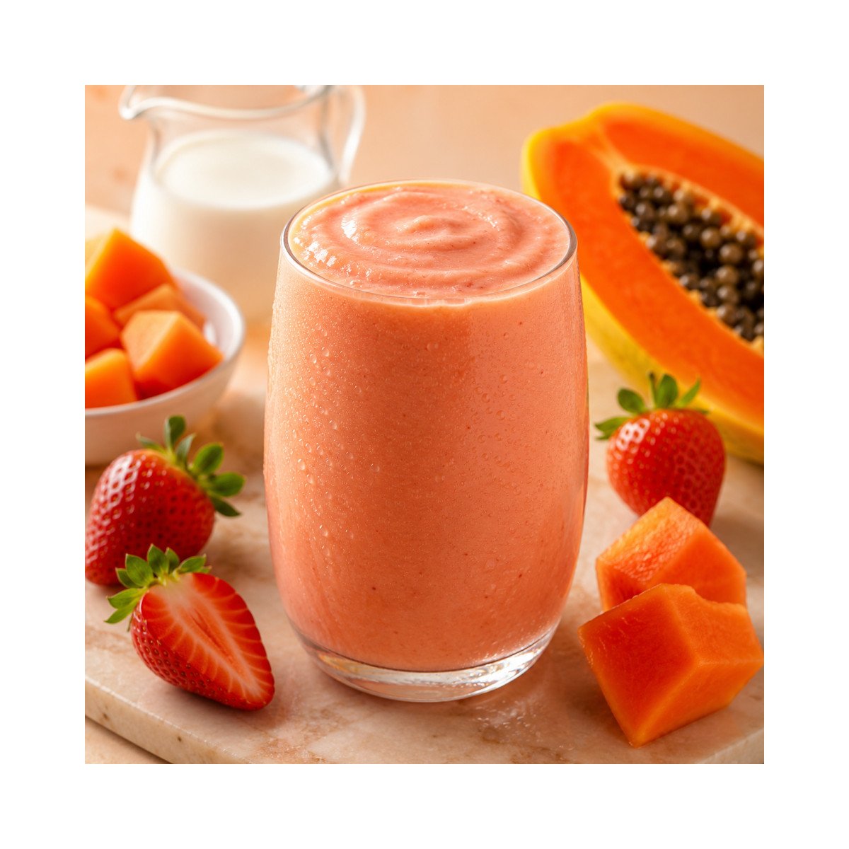 Mix Fraise · Papaye · Lait